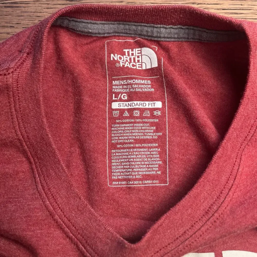 The North Face Shirt Standard Fit Cotton T-Shirt Lot Mens 2 Large Short Sleeve